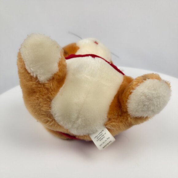 9" VINTAGE 1981 HALLMARK SHIRT TALES TYG STUFFED ANIMAL PLUSH TOY ORANGE TIGER - Picture 5 of 6